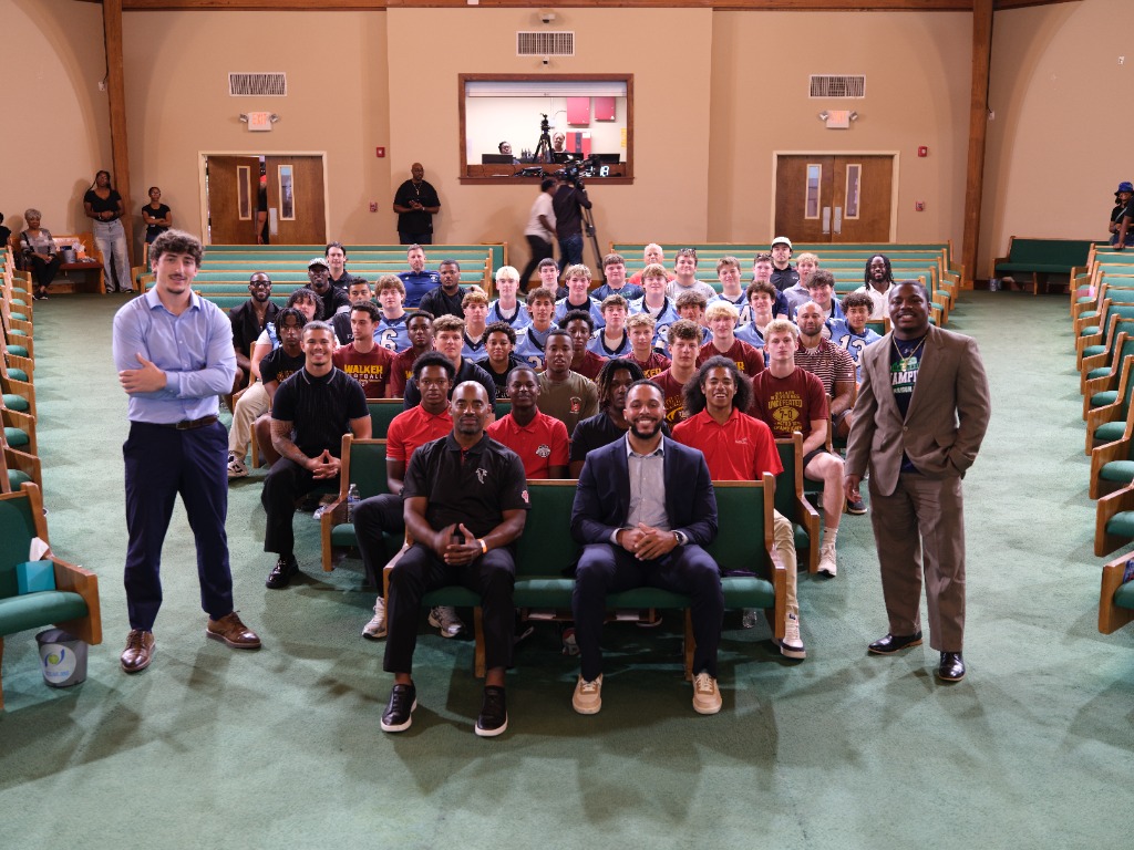 2026 Lead the Huddle Conference attendees, speakers, Chris Draft, and Micaiah Bell
